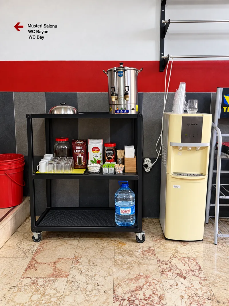 Çay ve kahve ikram köşesi